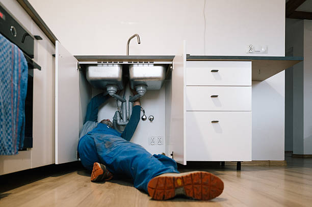 Professional Plumbing technician working in Gridley, IL